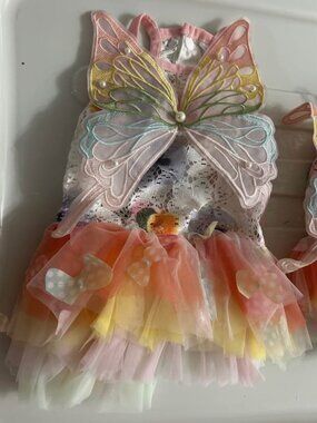 NEW Fairy Dog Outfit Size Large New With Tags